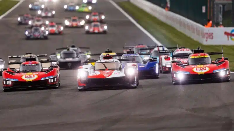 Toyota Ferrari start WEC Spa 6 Hours 2023