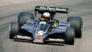 Mario Andretti in action in 1977