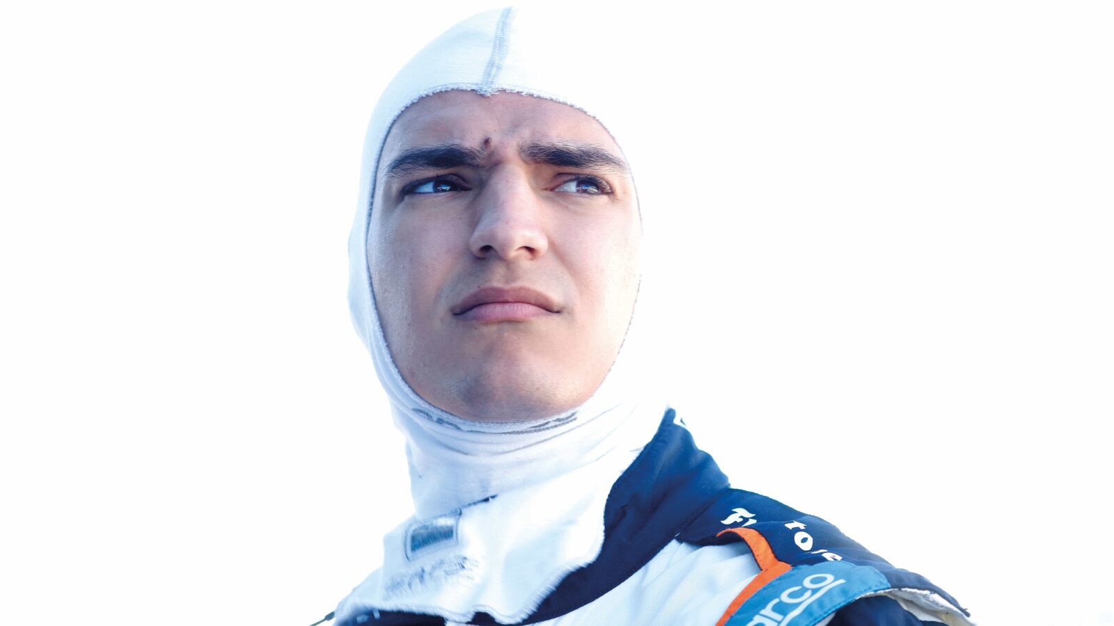 Alex Palou Headshot in gear