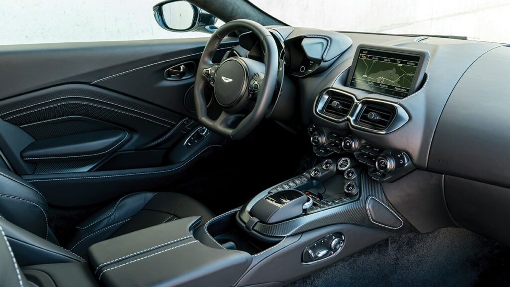 Aston Martin vantage interior