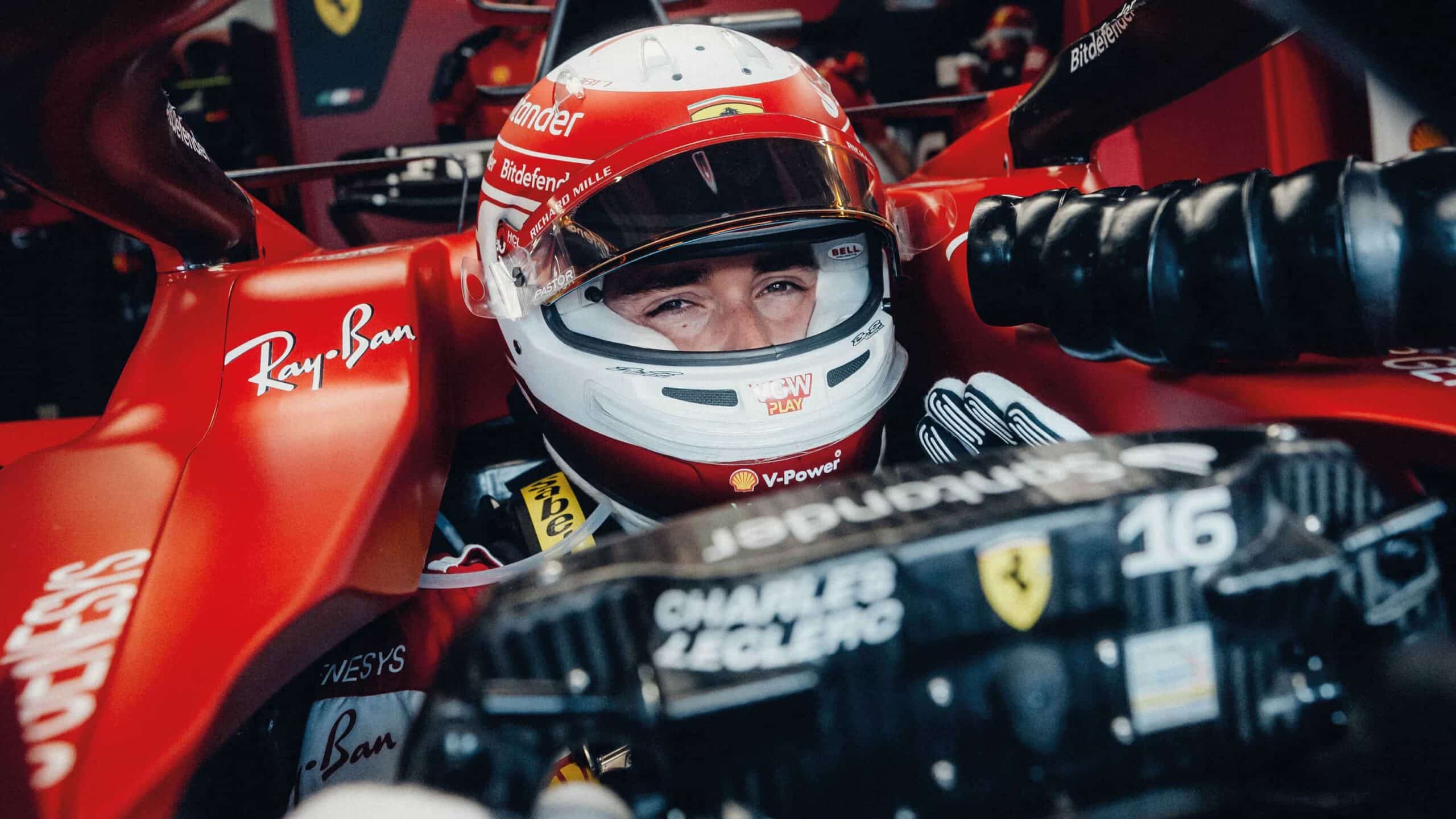 2023 Charles Leclerc helmet