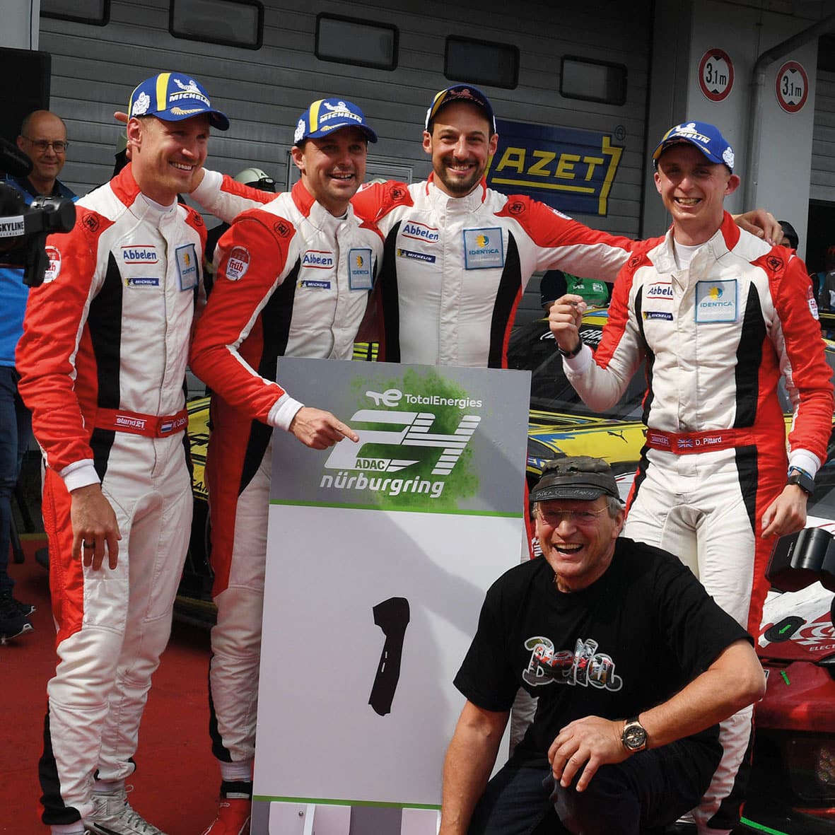 Earl BAMBER, Nick CATSBURG, David PITTARD and Felipe Fernandez LASER