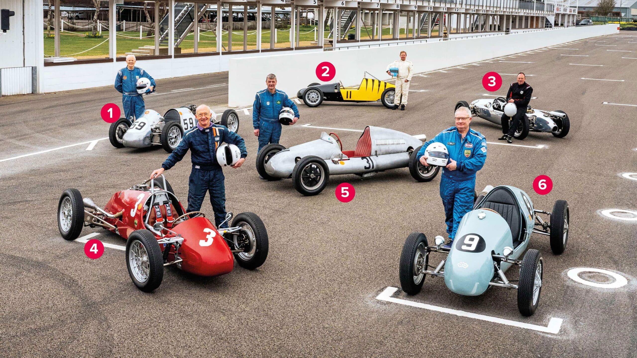 F3 500s six drivers at Goodwood