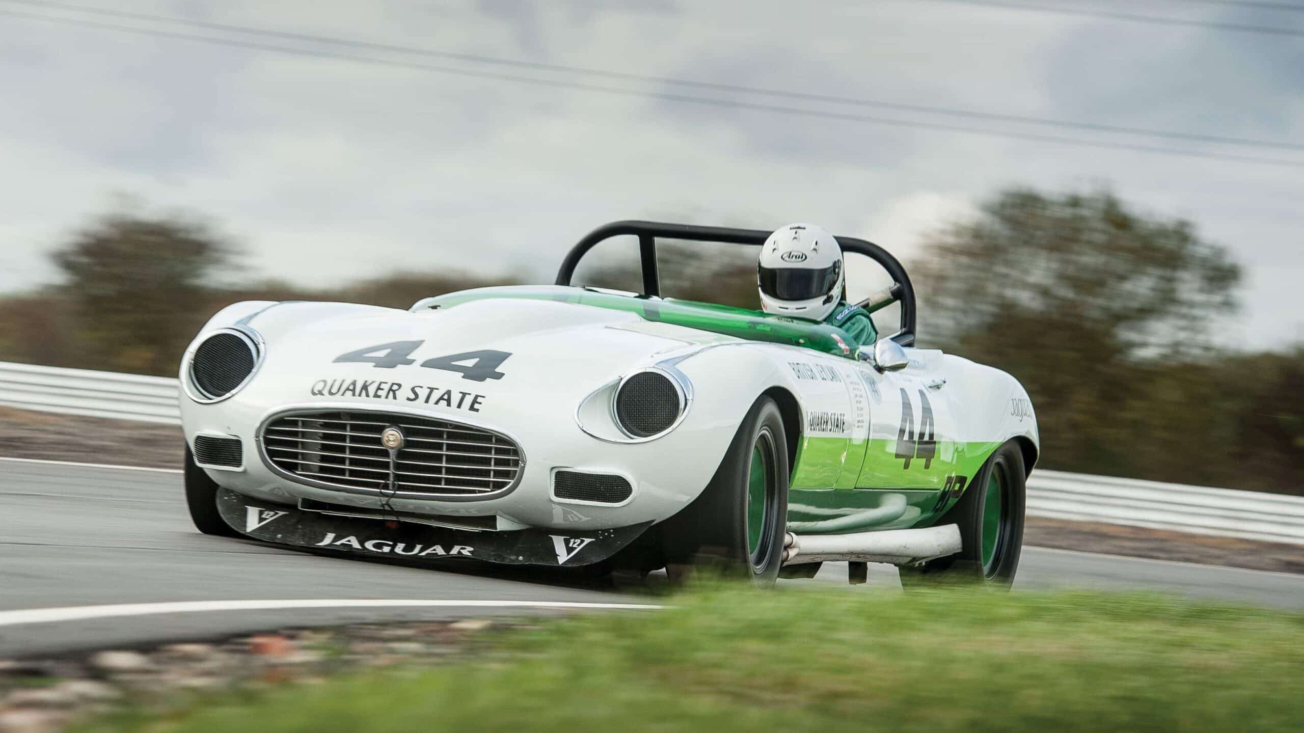 Group 44 E-type on test track