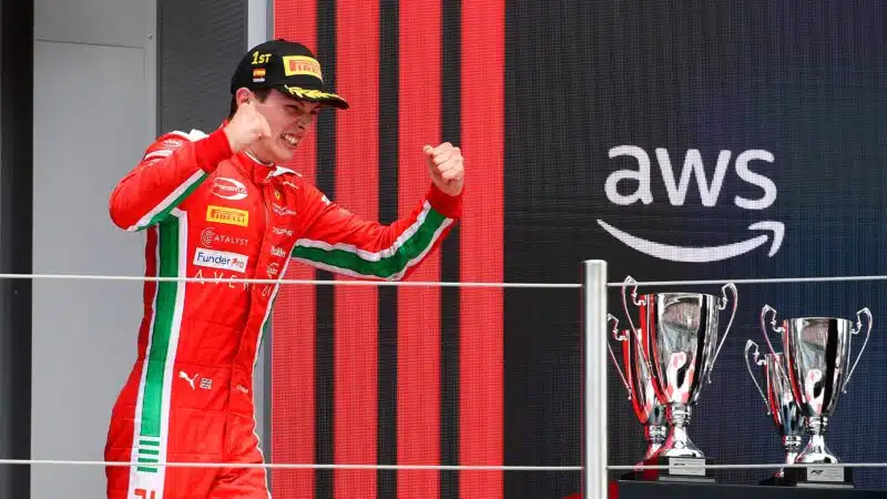 Ollie Bearman F2 Spanish GP