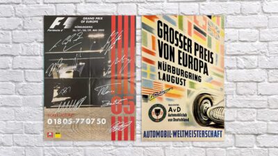 Signed Nürburgring posters
