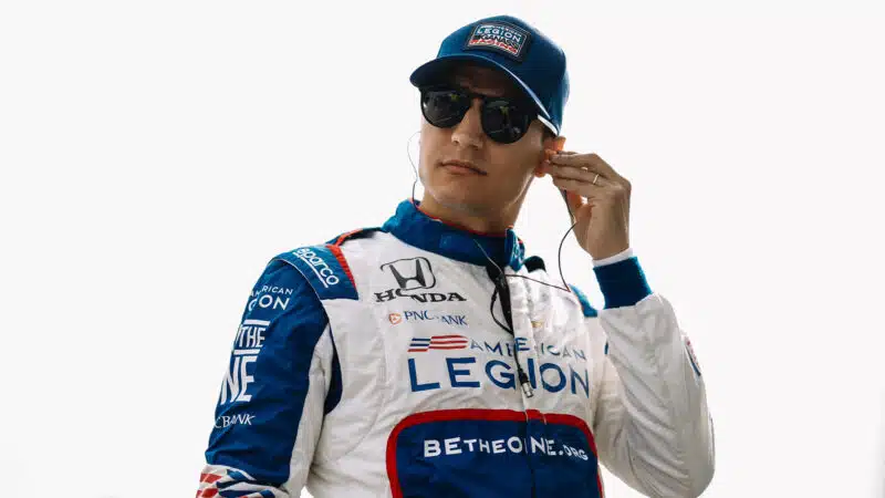 Alex Palou in race suit