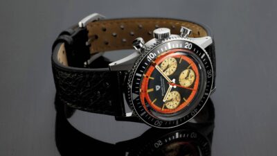 Nivada Grenchen Chronoking ‘Paul Newman’ Orange