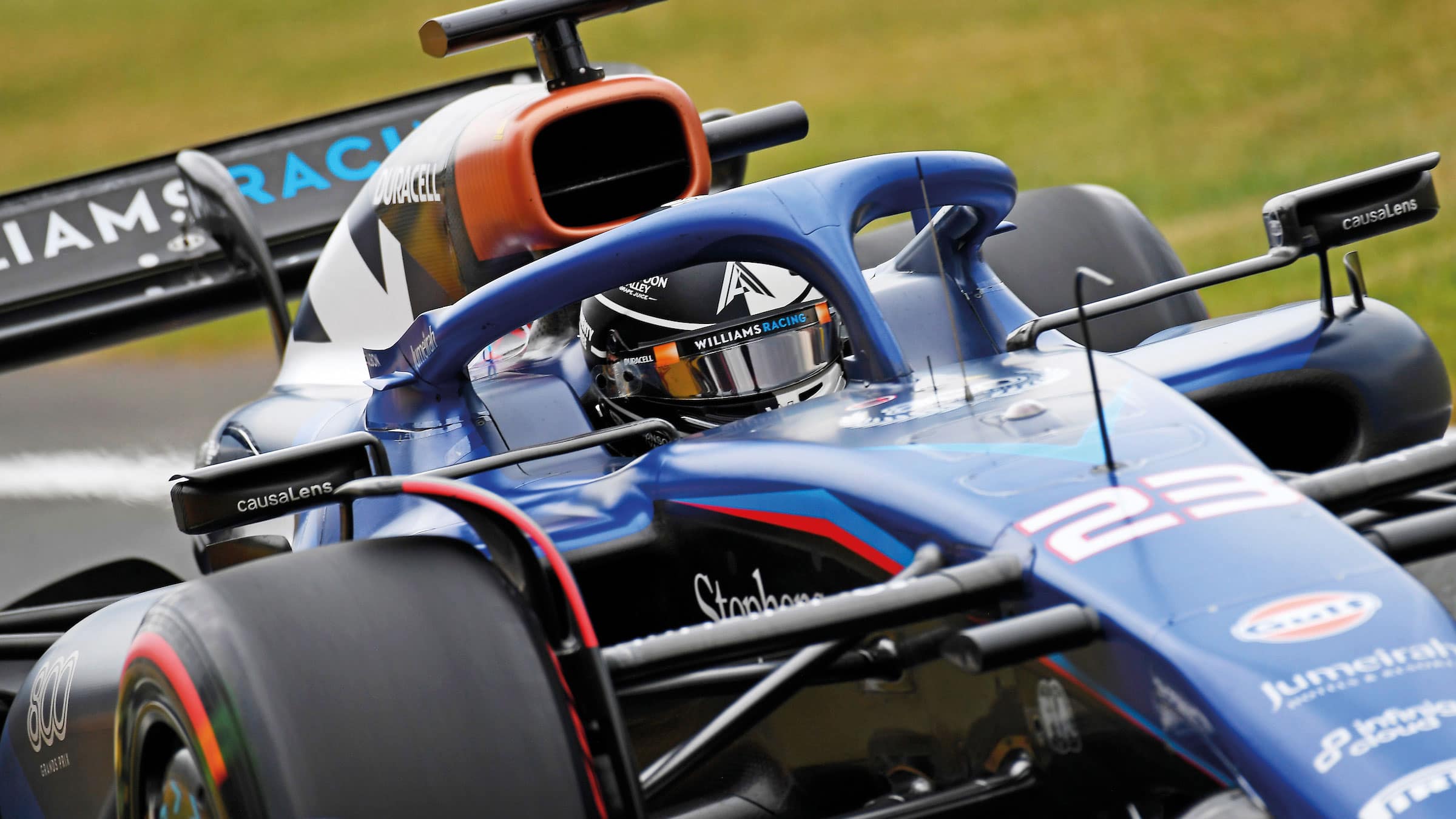 Alex Albon in the Williams