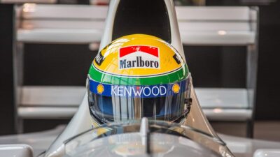 Ayrton Senna McLaren-Lamborghini MP4:8B exhbition