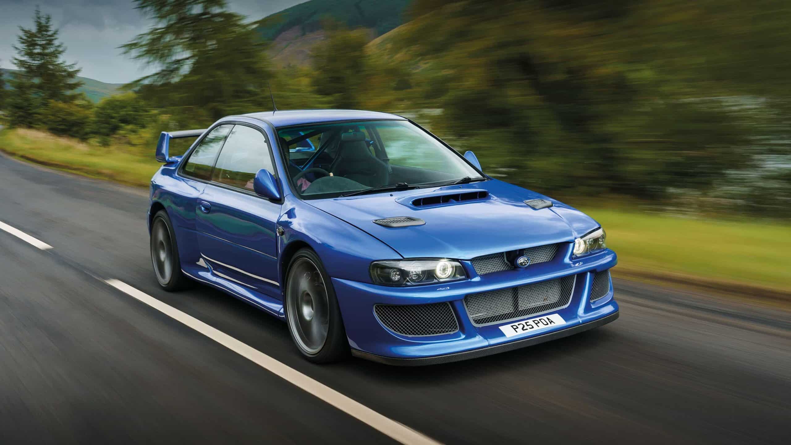 Suburu prodrive p25 on the road