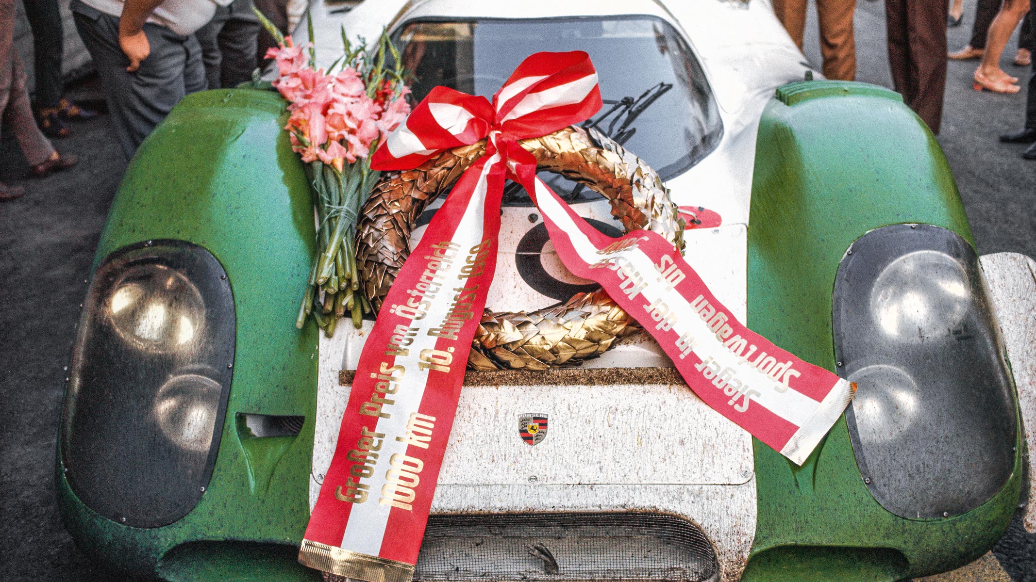 Porsche 917 of Jo Siffert and Kurt Ahrens after the 1000Kms in Austria