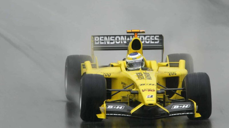 Giancarlo Fisichella Jordan Brazilian GP