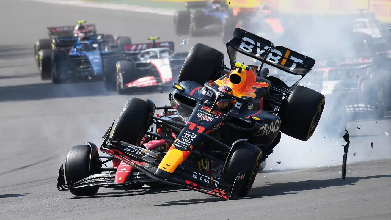 Red Bull’s Sergio Pérez Flip
