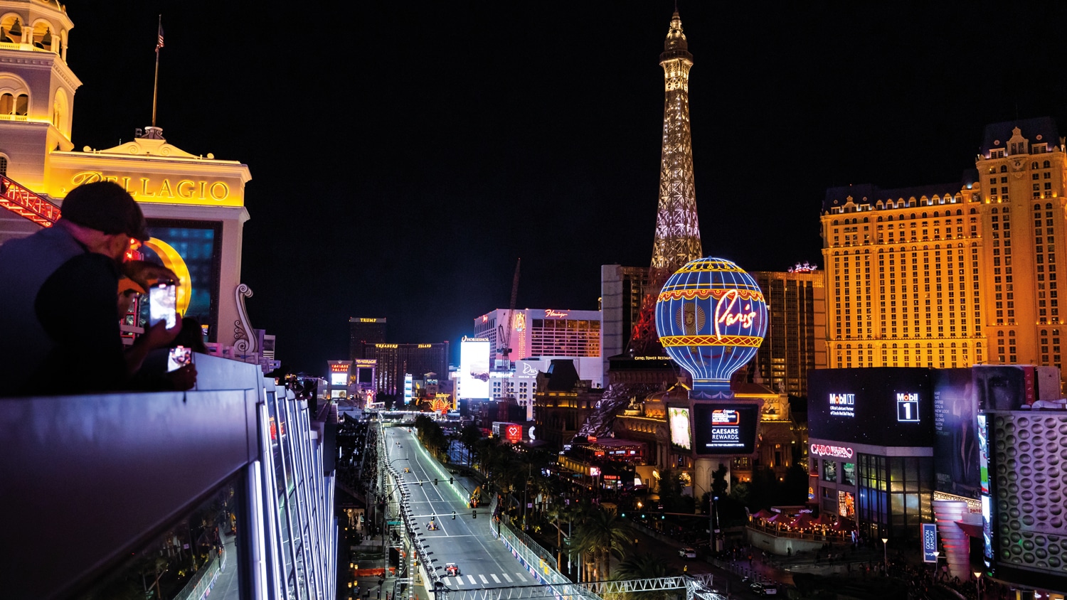 Caesars Palace, Mirage and Bellagio