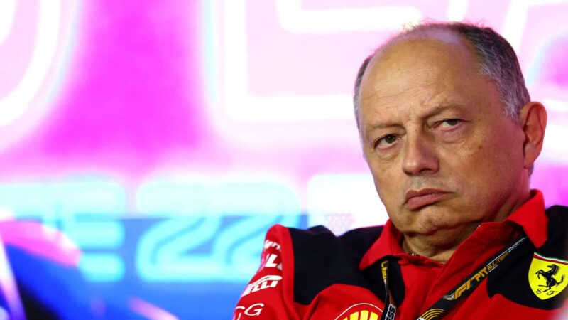 Eric Vasseuer Ferrari Las Vegas GP 2023