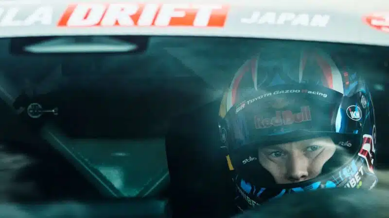 Kalle Rovenpera Toyota drifting Japan 2
