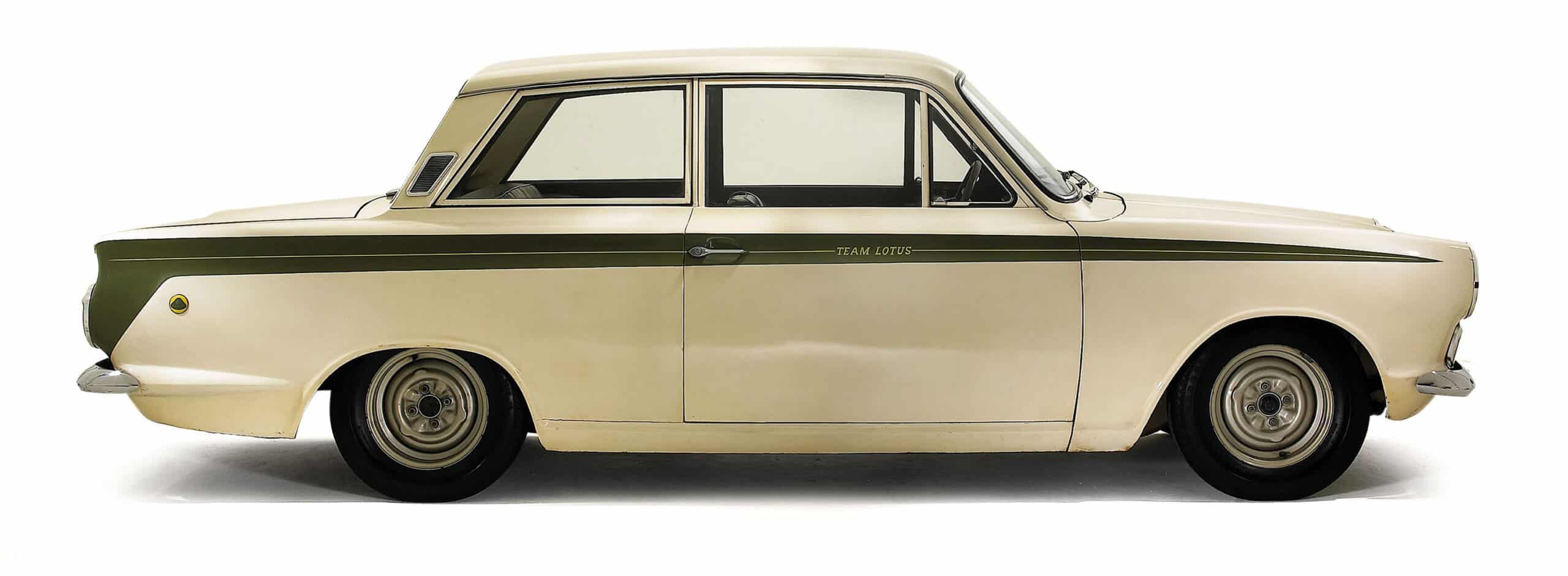 Lotus Cortina profile shot