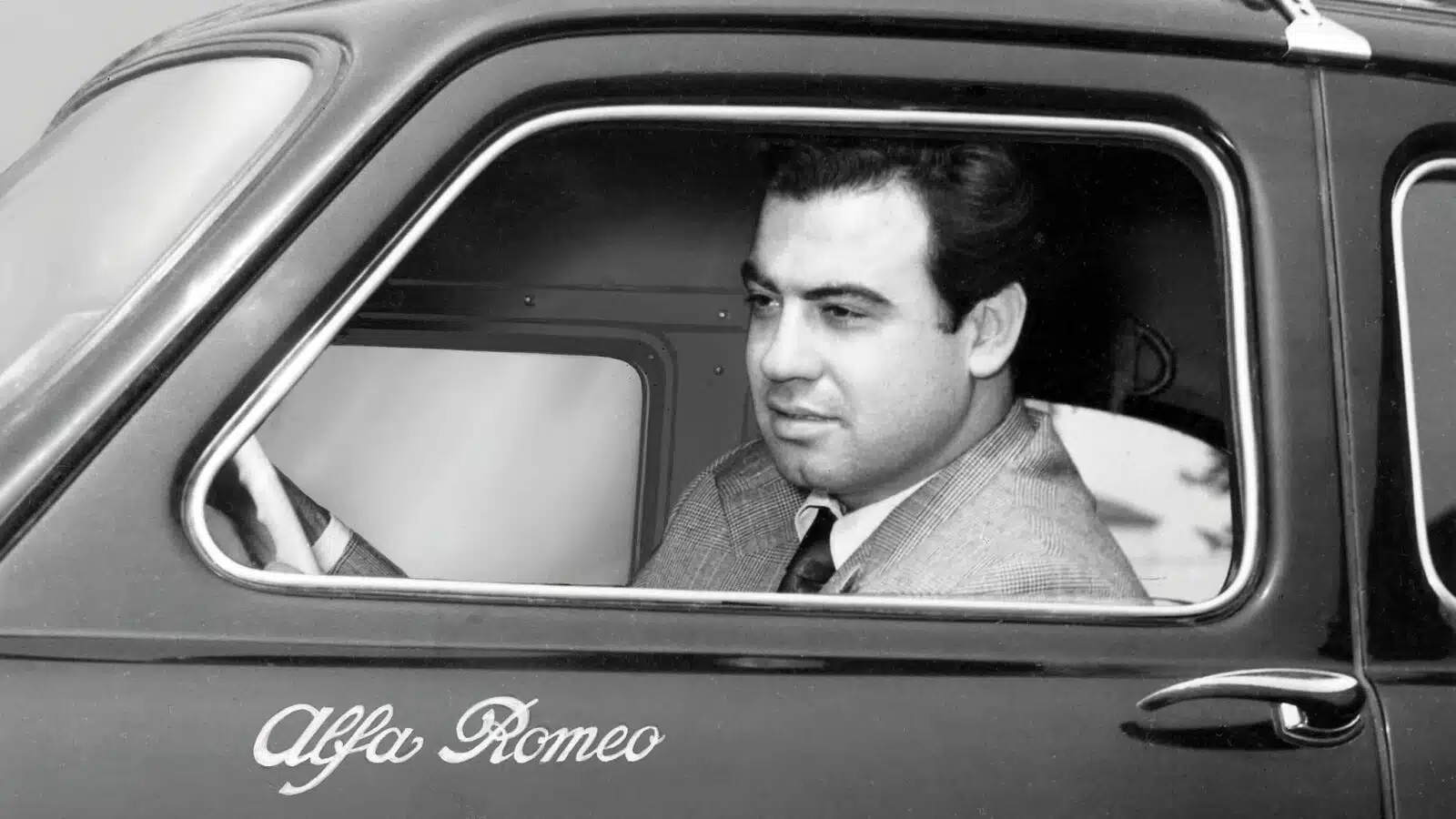 Onofre Marimón behind the wheel