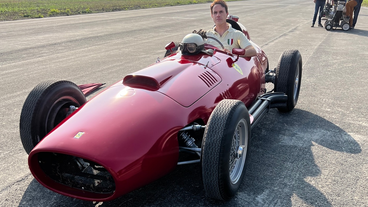 Marino Franchitti on set