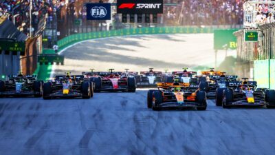 2 2023 Brazil GP sprint race start