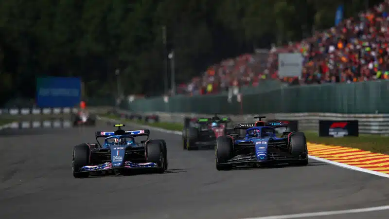 Alex Albon Pierre Gasly 2023 Belgian Grand Prix overtake