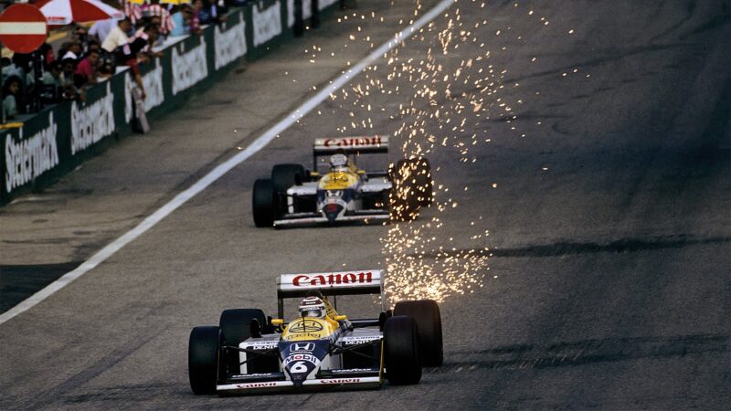 Nigel Mansell Nelson Piquet