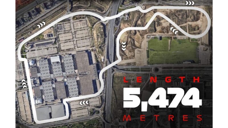 F1 circuit map Madrid 2026