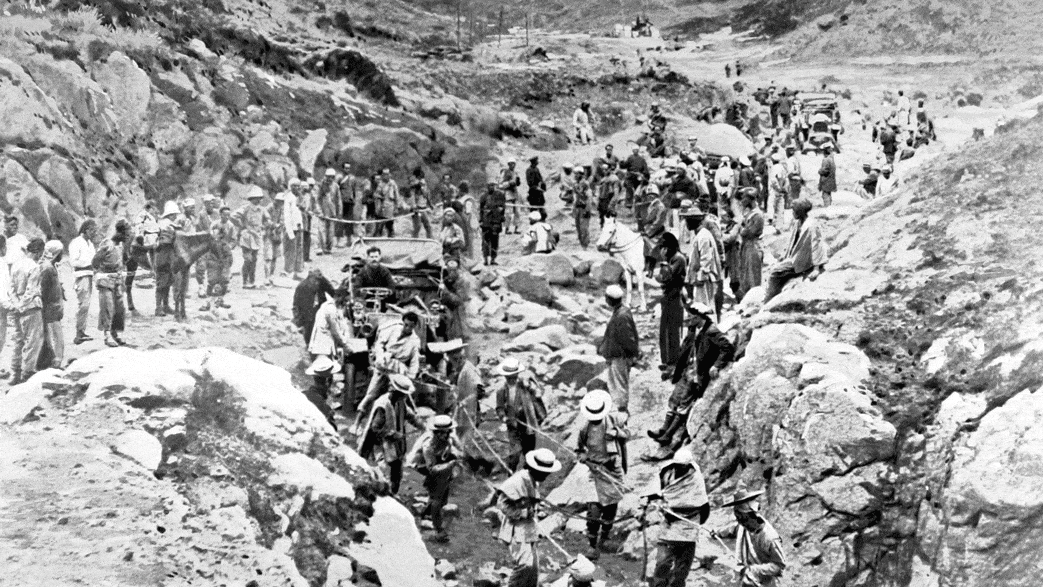 A can-do attitude was needed in this stage near the Great Wall of China