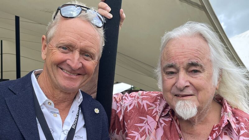 Kevin Schwantz and Garry Taylor