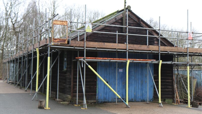 Tyrrell shed general view