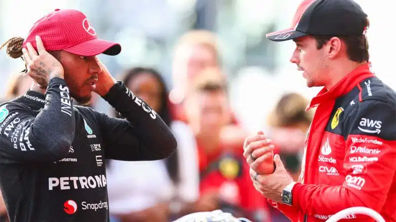 Hamilton leclerc Ferrari