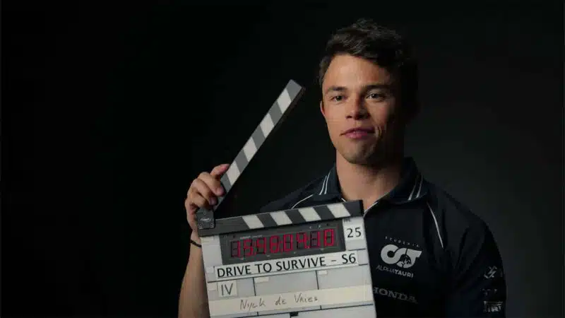 Nyck de Vries Alpha Tauri Netflix Drive to Surive S6