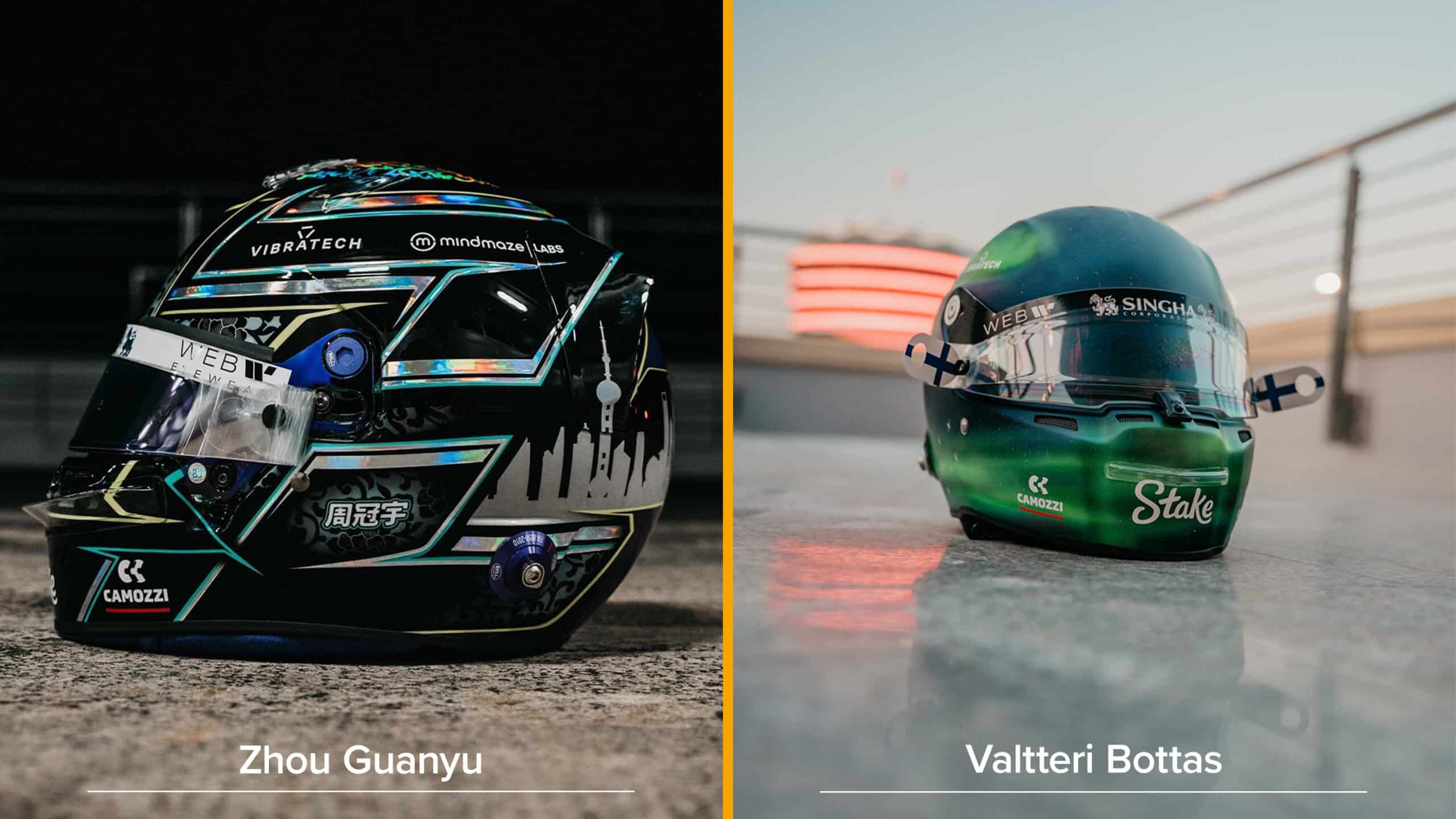 Sauber Valtteri Bottas Zhou Guanyu