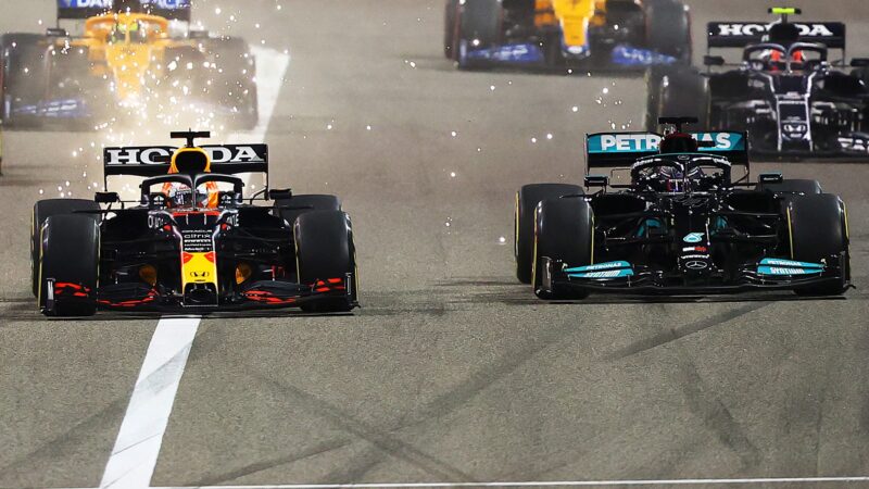 Verstappen Hamilton Bahrain 2021