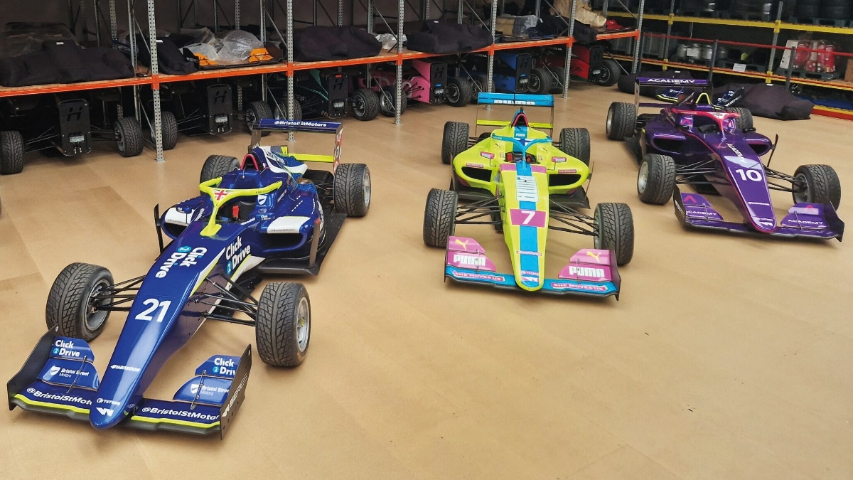 A selection of W Series’ Tatuus cars were sold in the timed online auction