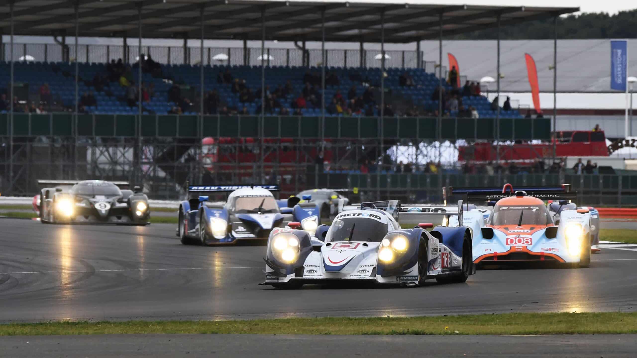 Mitchell Mazda Lola on track