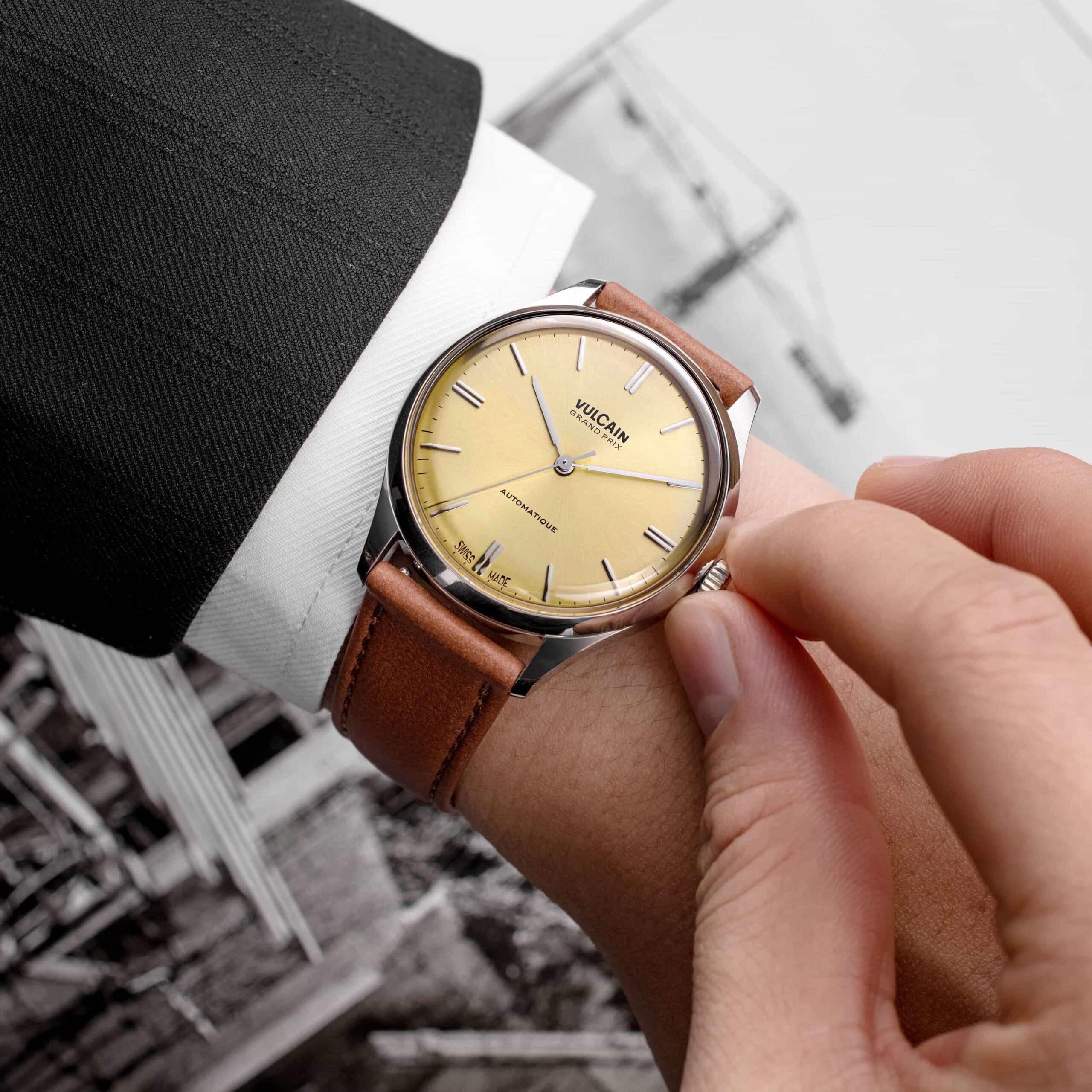 Vulcain Grand Prix lifestyle