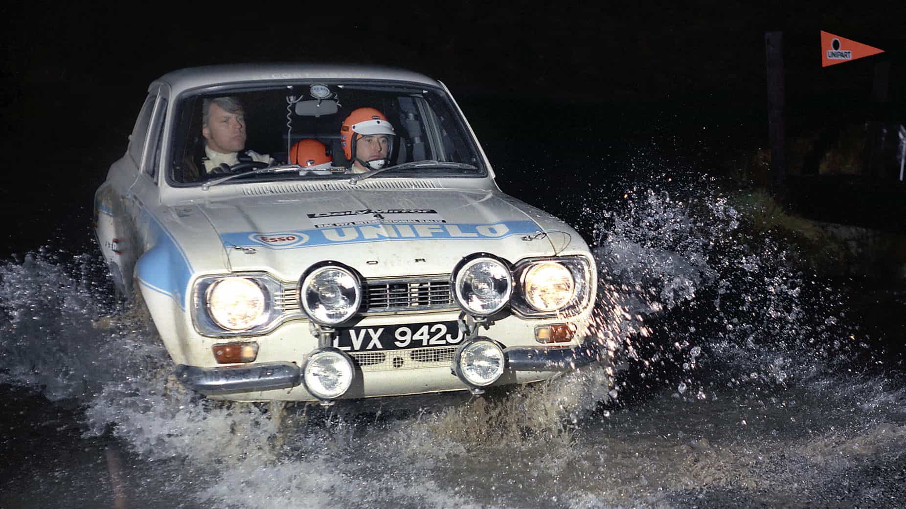Roger Clark and Tony Mason rally 1972