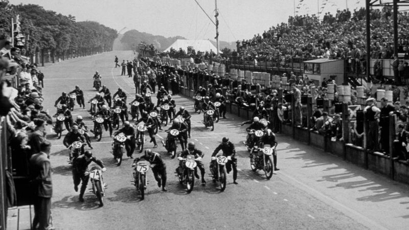 1949 Isle of Man TT 250cc lightweight start