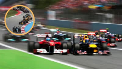 Fernando Alonso George Russell Spanish Grand Prix