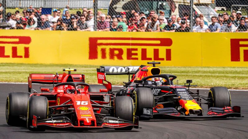 3 Leclerc Verstappen British GP 2019