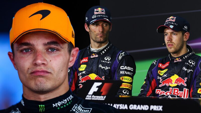 Norris Webber Vettel montage