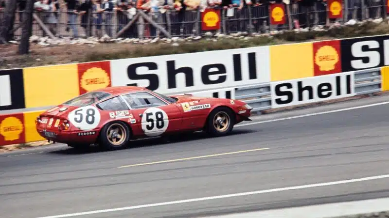 Chinetti Jr scored his best Le Mans result alongside Bob Grossman aboard a NART Daytona in 1971. They were fifth overall
