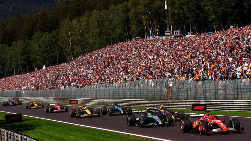 Kemmel Straight 2024 Belgian GP Spa Francorchamps