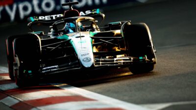 George Russell Mercedes 2024 Azerbaijan GP Baku