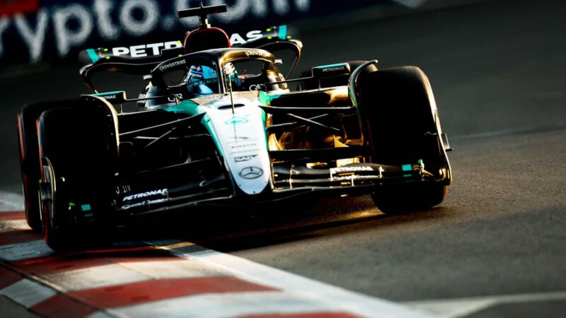 George Russell Mercedes 2024 Azerbaijan GP Baku