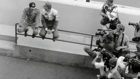 Michael Schumacher and Damon Hill’s unlikely chinwag at Suzuka