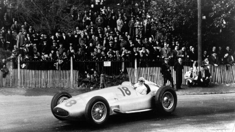 Mercedes W154 of Hermann Lang Pau in 1938