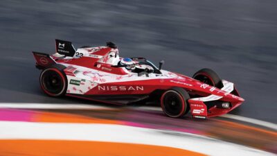 Nissan’s Oliver Rowland Mexico City ePrix